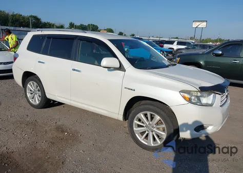 2008 Toyota Highlander Hybrid из США, поврежденный, VIN JTEEW41A282023150